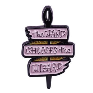 Harry Potter The Wand Chooses The Wizard Enamel Pins 85